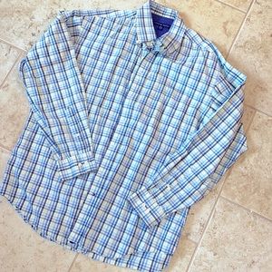 Tommy Hilfiger long sleeve button up shirt. 16.5 34/35